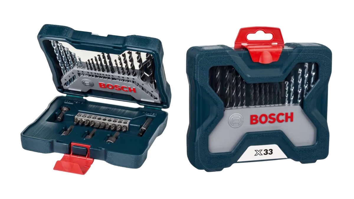 Transportando maleta do Jogo de brocas Bosch 33 peças