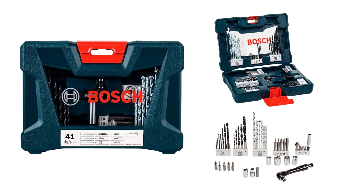 Analisando detalhes técnicos do Kit de pontas e brocas Bosch V-Line 41 pçs