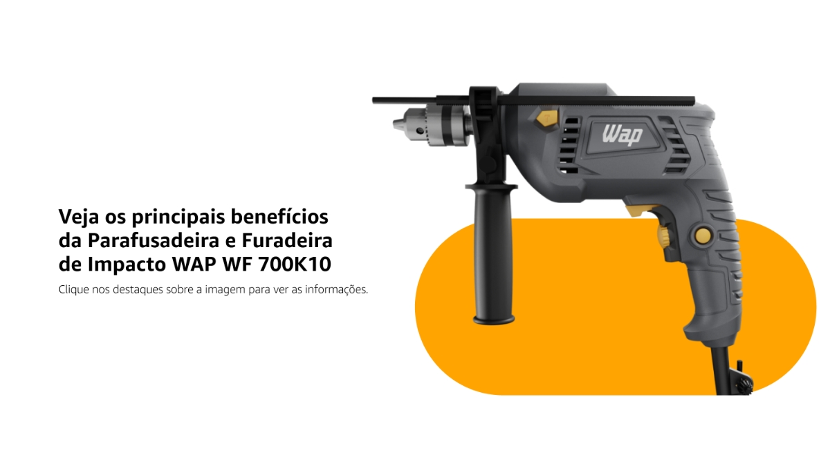 Analisando Detalhes técnicos da WAP Parafusadeira e Furadeira de Impacto