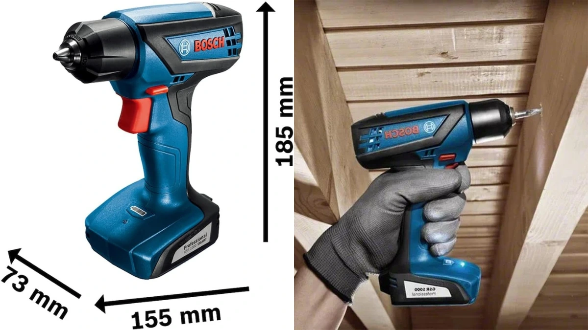 Tecnologia Smart e Motor da Bosch GSR 1000