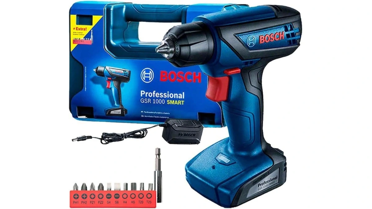 Bosch GSR 1000 Smart em detalhe