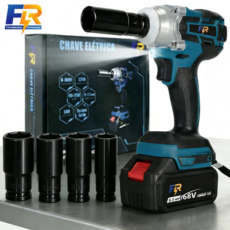 Capa do review: Review: Chave de Impacto a Bateria 68V