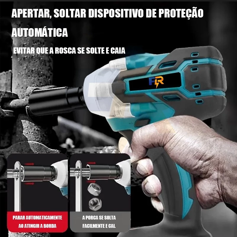 Chave de Impacto Bateria 68V: Review