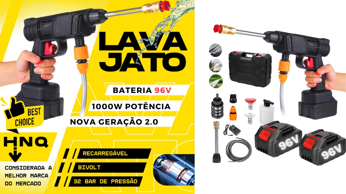 Lavadora Pistola Portátil Vale a Pena em 2026? Review Real