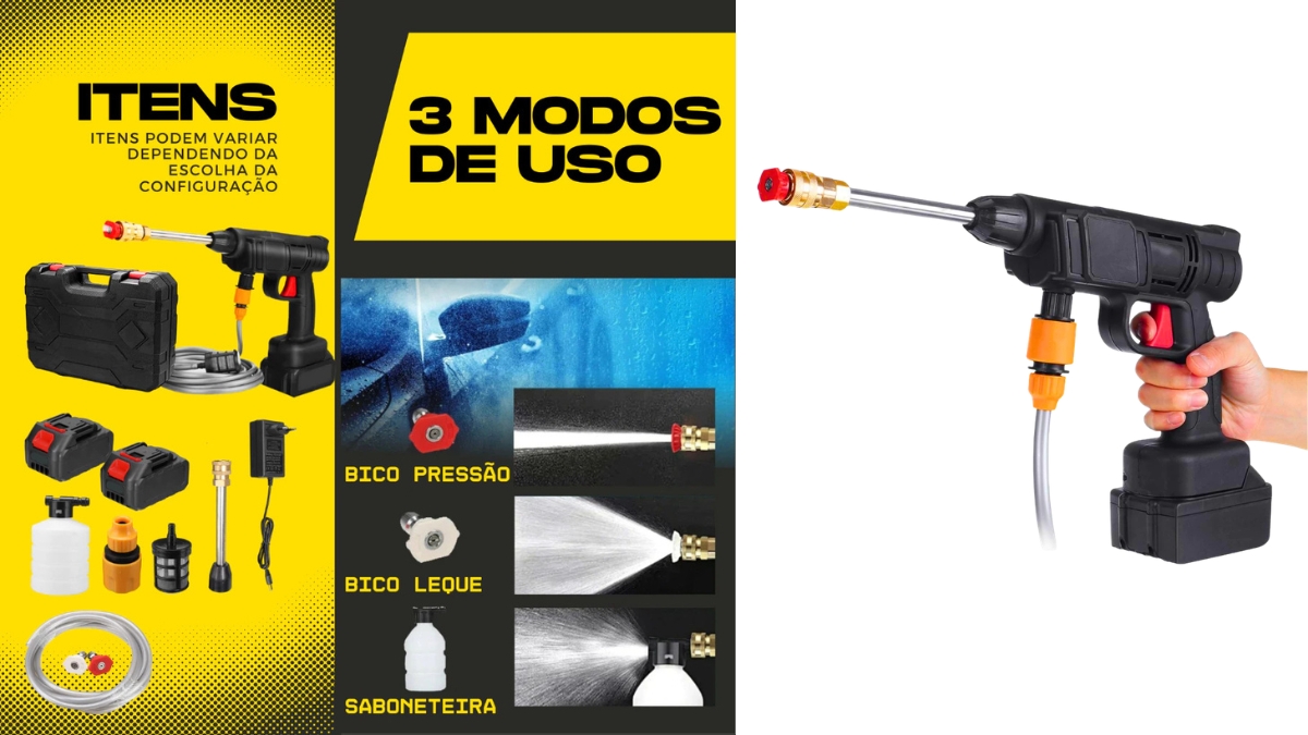 Depoimentos e Resultados Reais de Lavadora Pistola Portátil