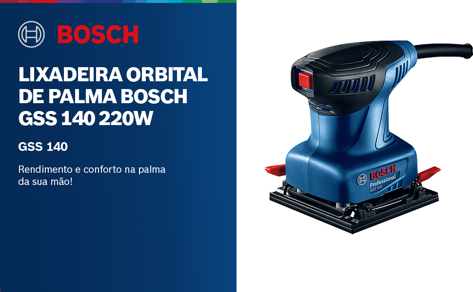 Lixadeira Orbital Bosch GSS 140 é Boa? Vale a Pena?