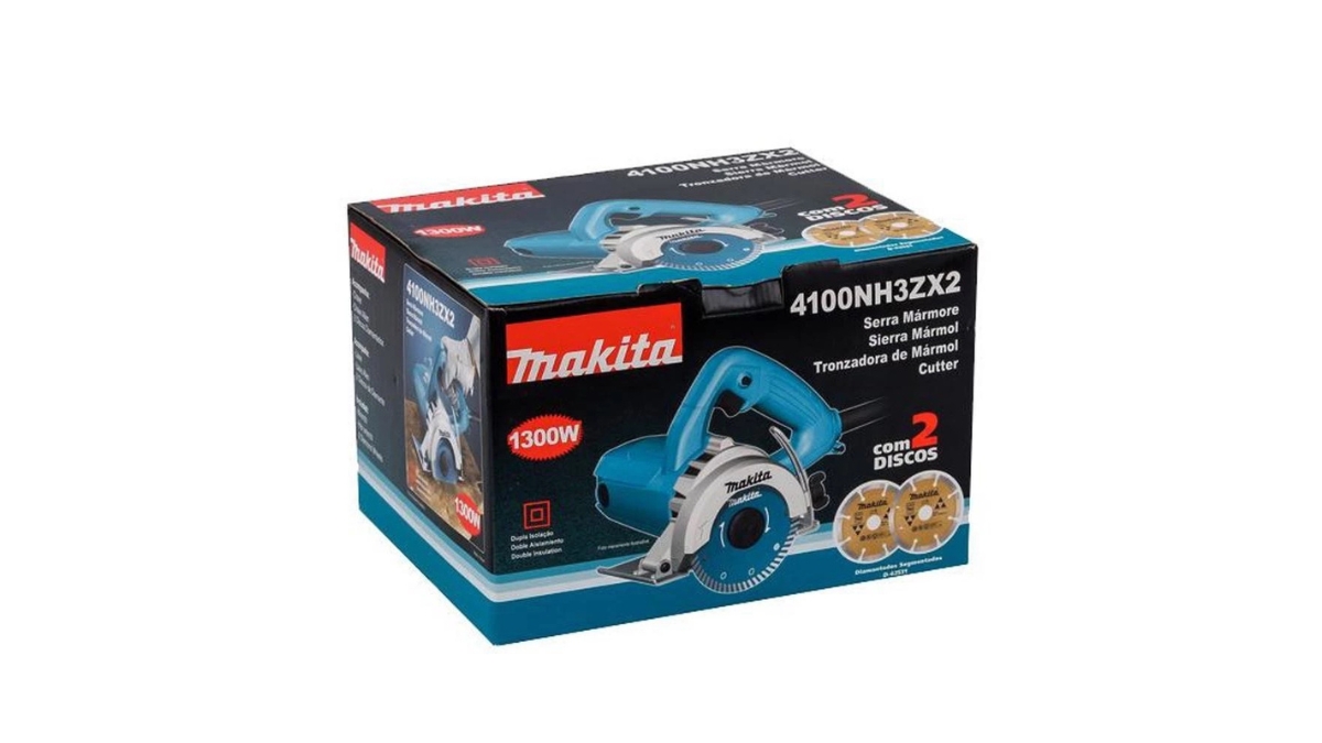 Detalhes do motor e ergonomia da Makita 4100NH3ZX2
