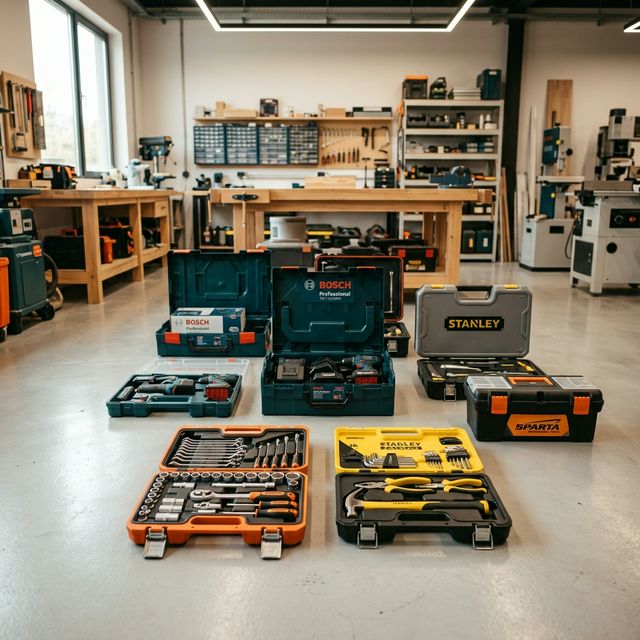 Organizando Maletas de Ferramentas Essenciais no workshop