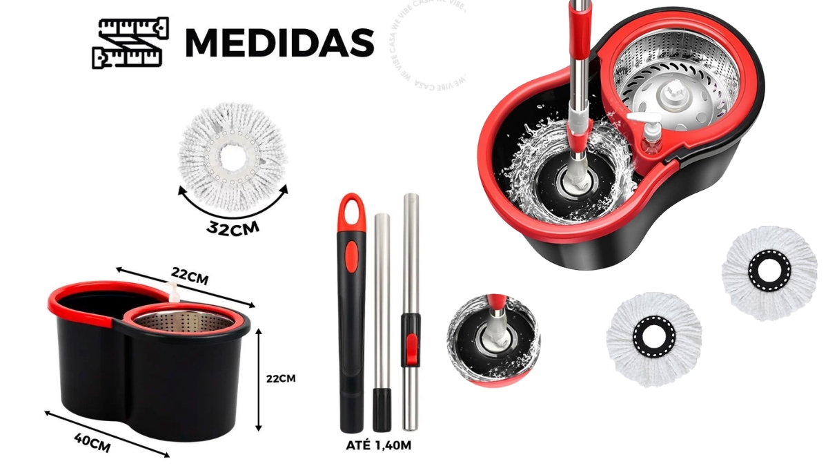 Conteúdo completo da caixa e refis extras inclusos no kit