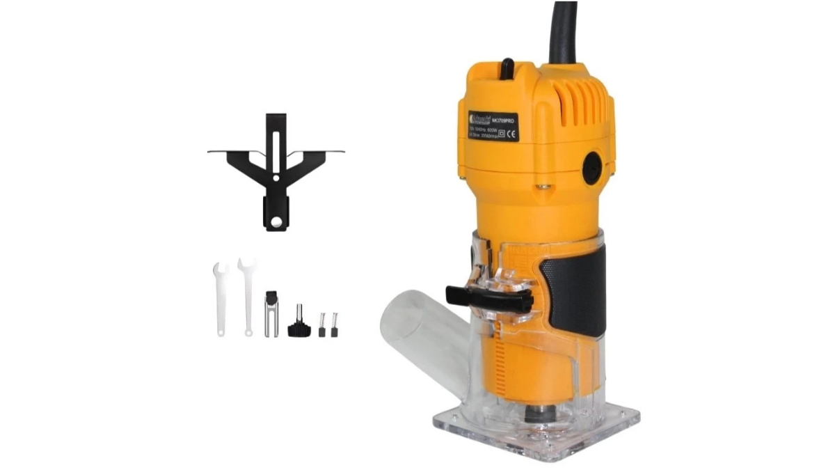 Exemplo de guia paralela montada na Tupia Laminadora Nakasaki